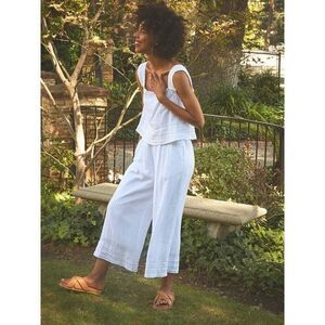 The Odells White Candice Pants